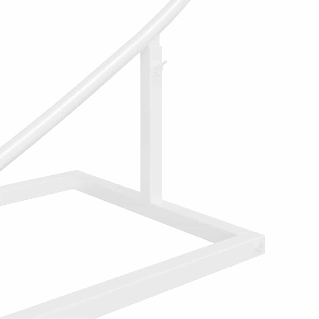 vidaXL Heim & Garten Hochzeitsbogen Weiß 195 cm Stahl Herz