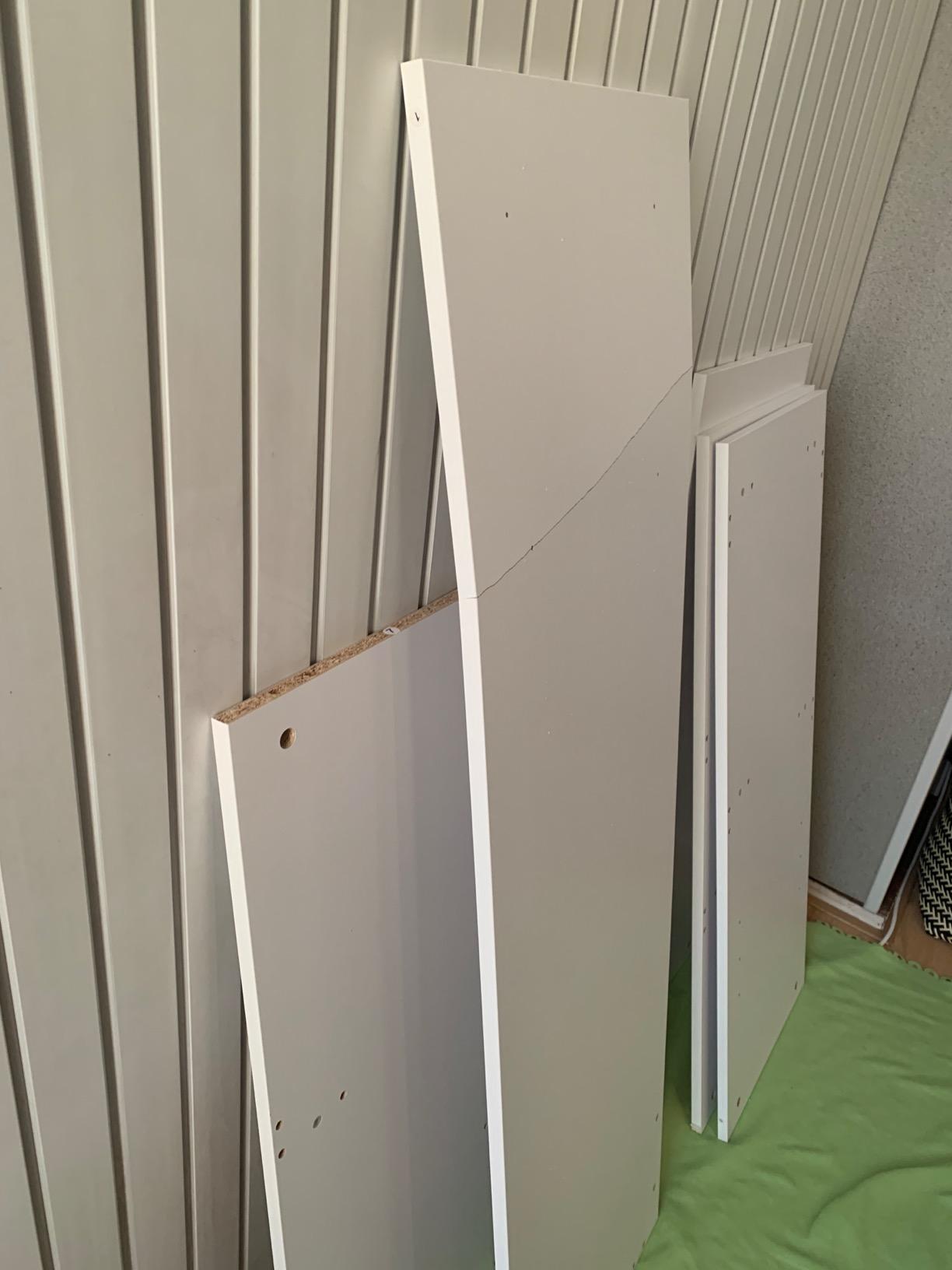 vidaXL Bartisch Weiß 138x39x110cm mit Regal Stehtisch