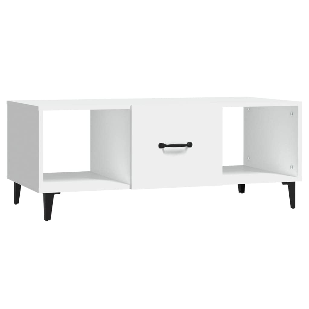 vidaXL Möbel Couchtisch Weiß Holzwerkstoff 102 cm