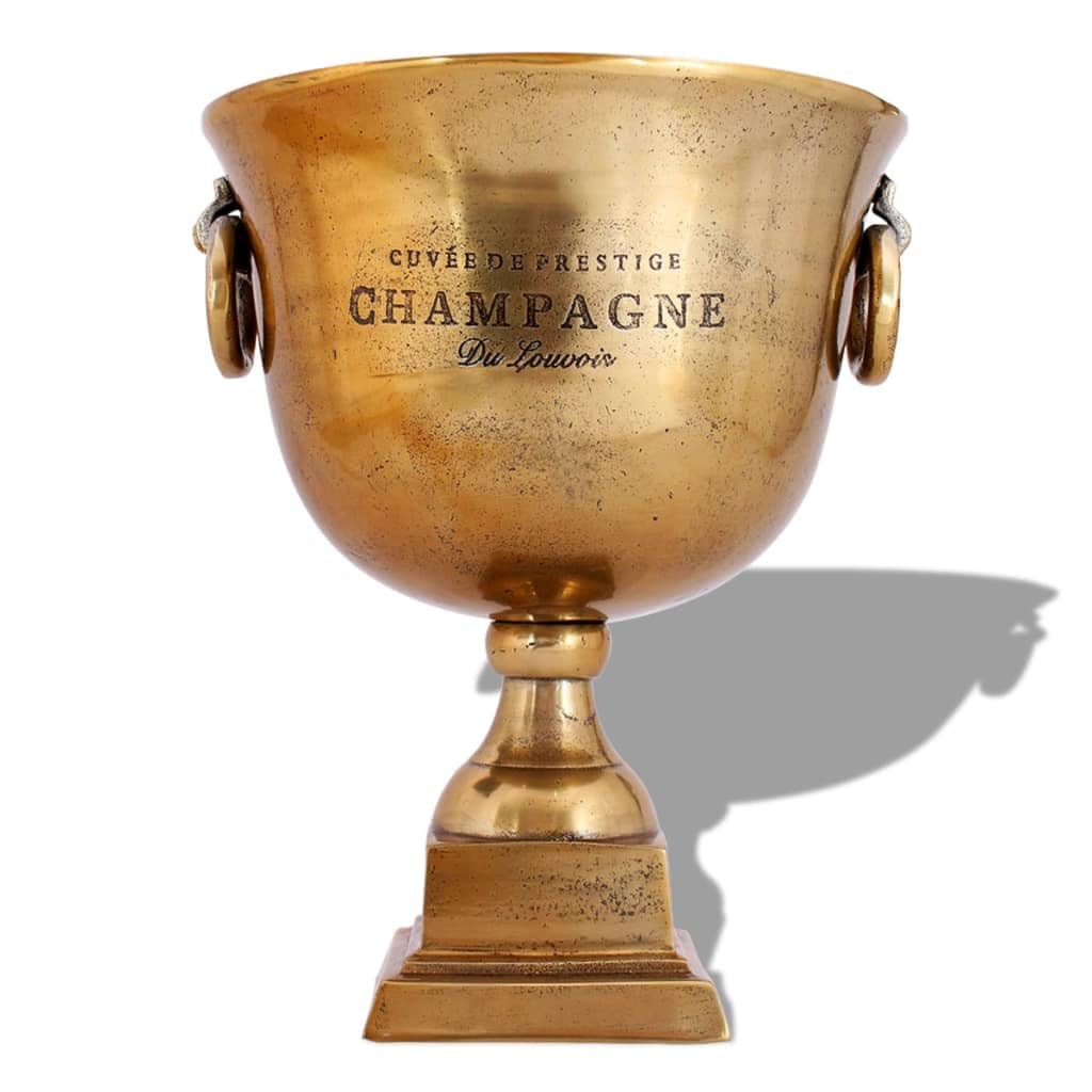 vidaXL Champagner-Kühler Pokal Sektkühler Kupfer braun