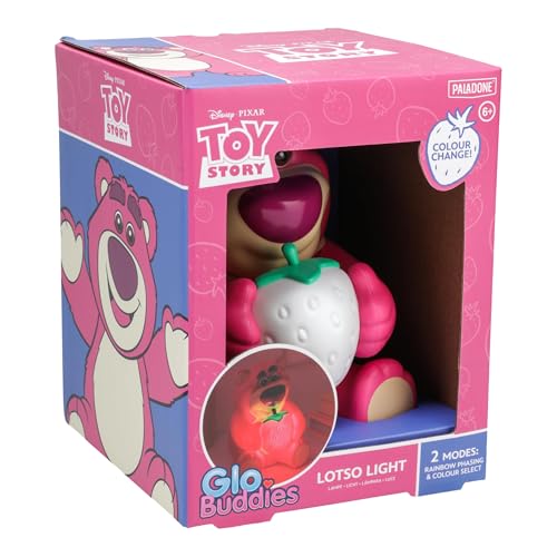 Paladone Lotso GloBuddies LED-Lampe Erdbeer Farbwechsel