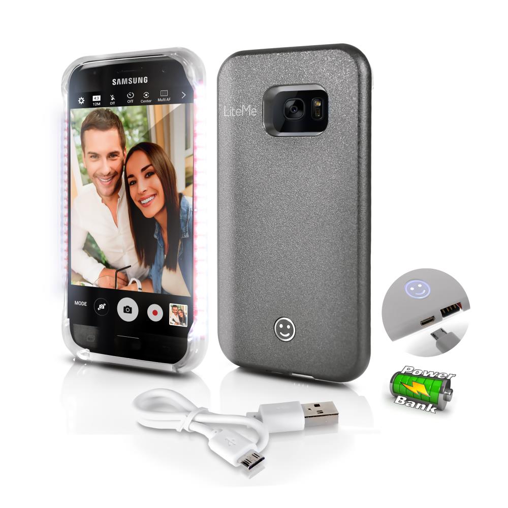Serenelife Lite-Me Handyhülle Galaxy S7 Edge LED Powerbank
