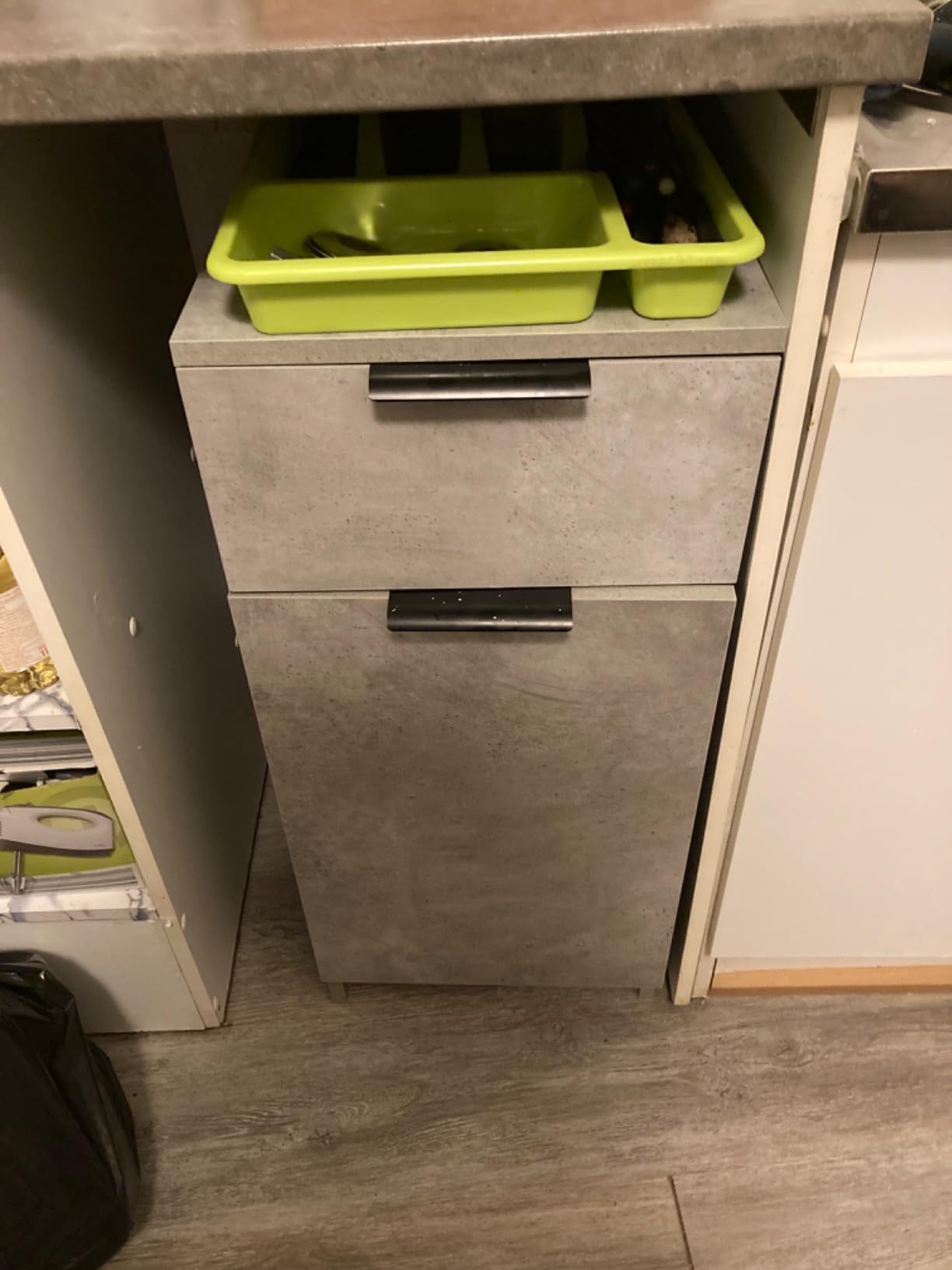 vidaXL Büroschrank Altholz-Optik 33x50x75 cm Holzwerkstoff