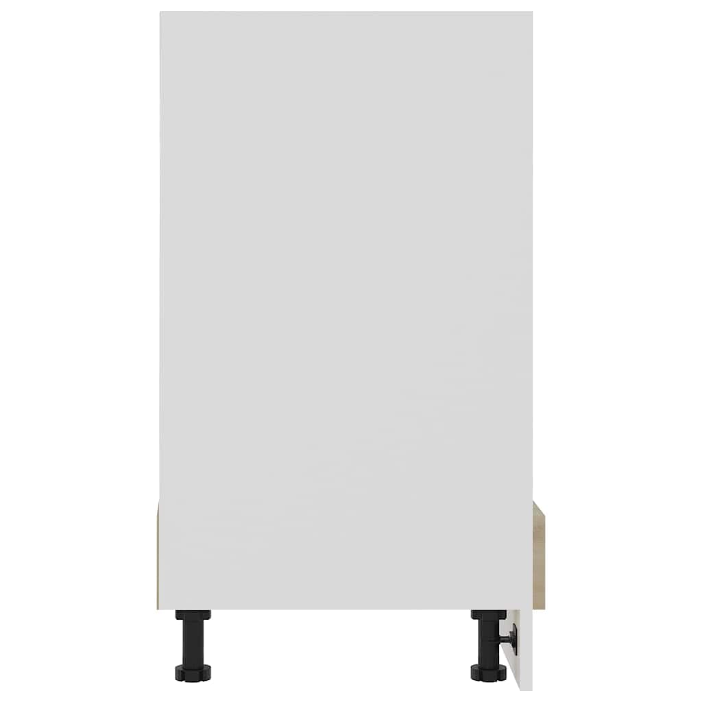 vidaXL Lyon Herdumbauschrank 60x46x81,5 Sonoma-Eiche Holz