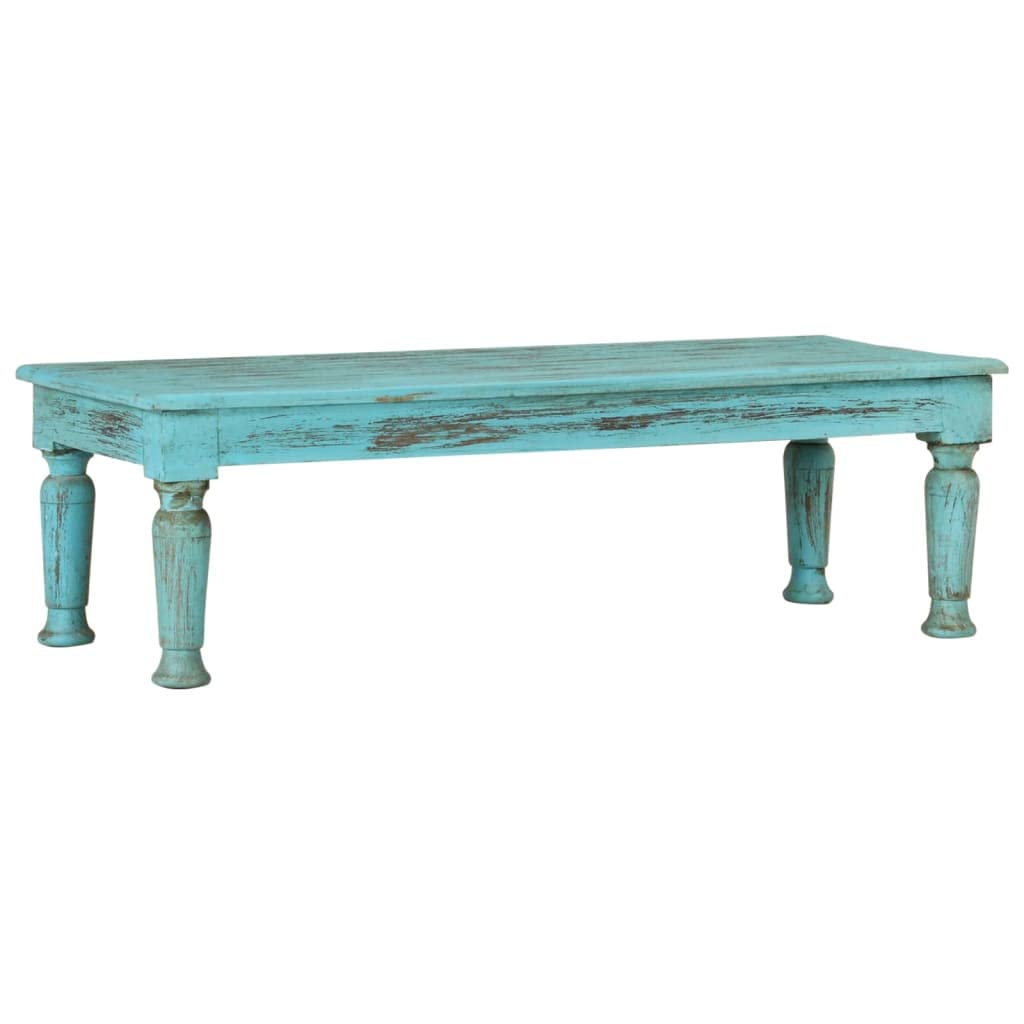 vidaXL Möbel Couchtisch Altholz massiv 110x50x34cm Antik