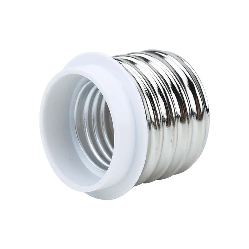 Intirilife Lampensockel Adapter E40 auf E27 4er Set weiß