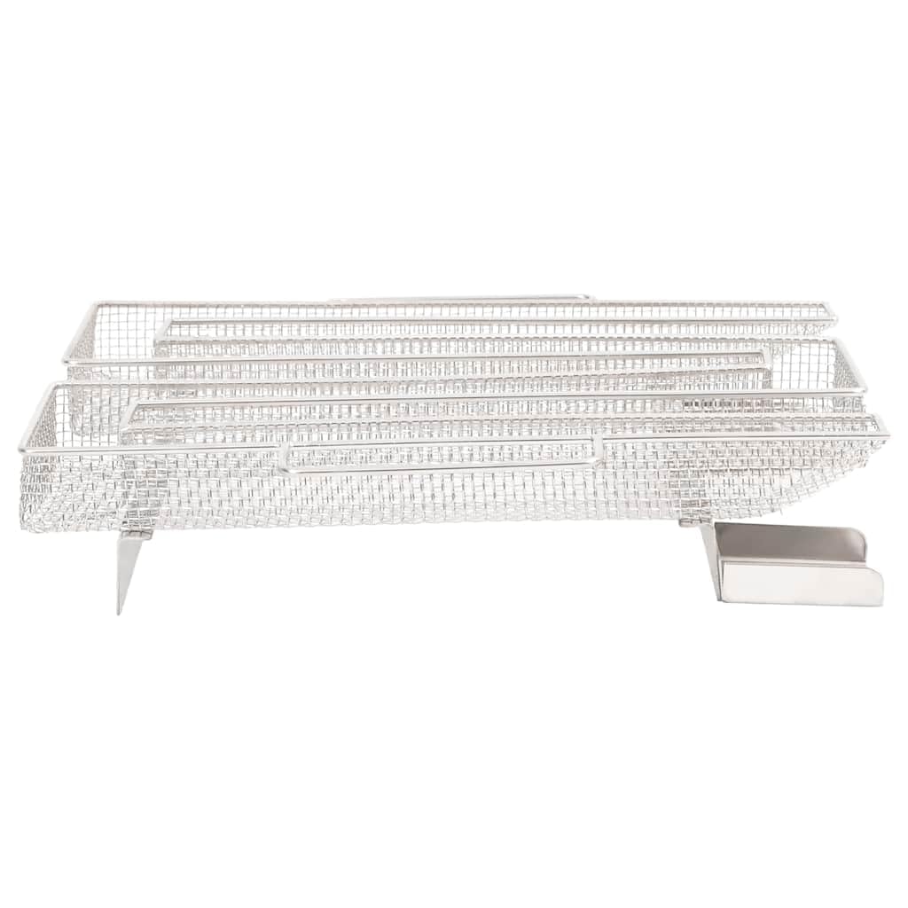 vidaXL Kaltrauchgenerator 4-Seitig Edelstahl 22,5 cm