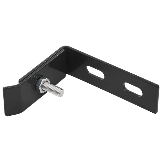 vidaXL Wand-Eckverbinder Set 10 Stück Anthrazit Edelstahl
