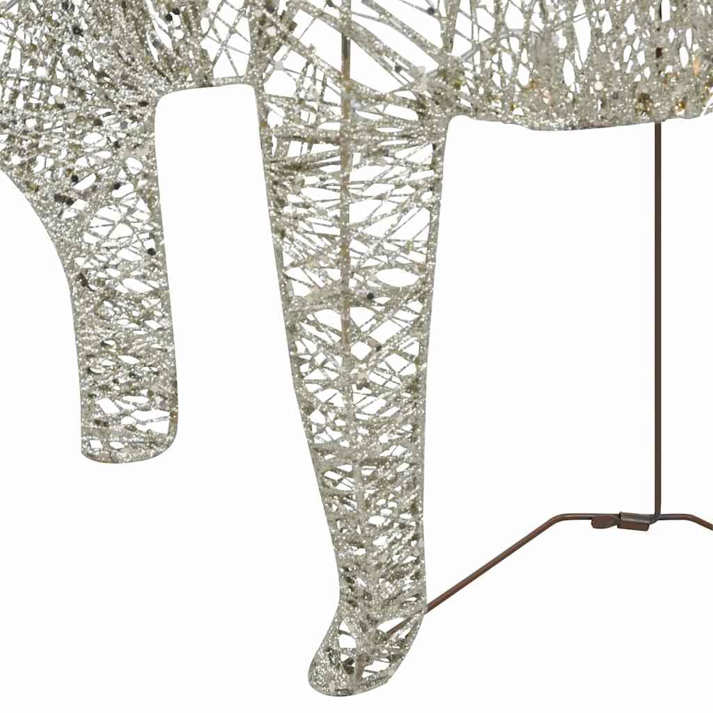 vidaXL LED-Rentiere 2 Stk. Gold 40 LEDs 64 cm Deko