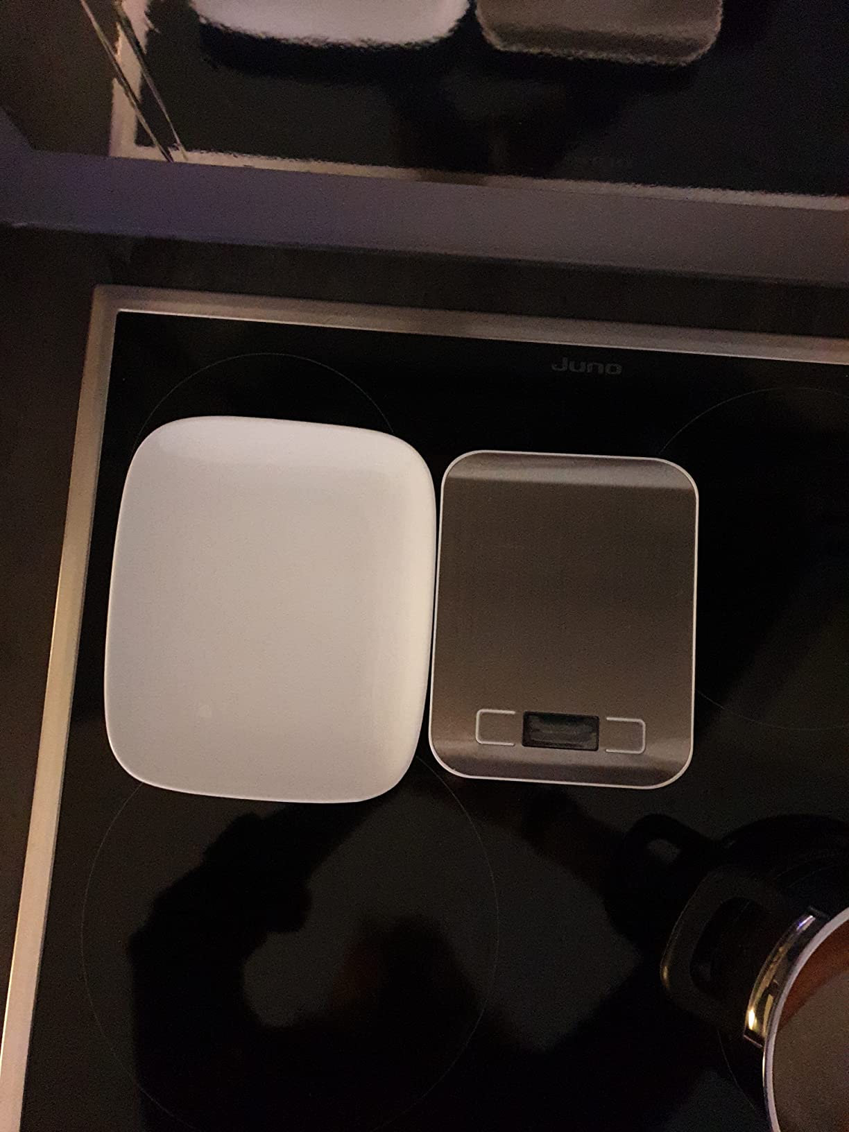 Intirilife Digitale Küchenwaage 5 kg Silber Edelstahl Tara