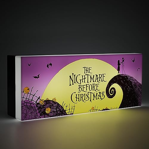 Paladone Nightmare Before Christmas Logo-Leuchte 30 cm mit 2 Modi