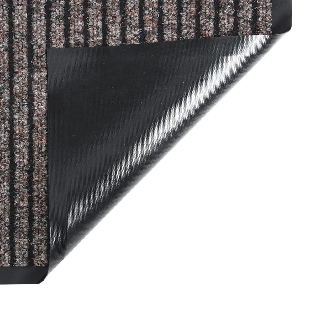 vidaXL Fußmatte Beige Gestreift Türmatte 40x60 cm