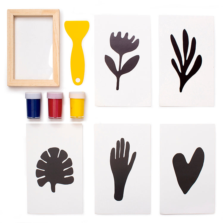Kikkerland Crafters Screen Prints Siebdruck Set DIY