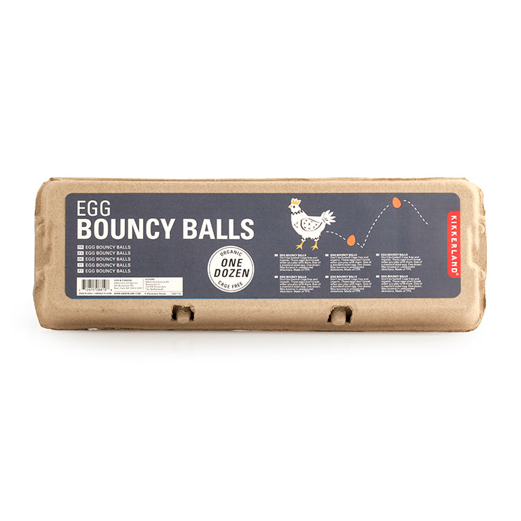 Kikkerland Play Egg Bouncy Balls Flummi Ei