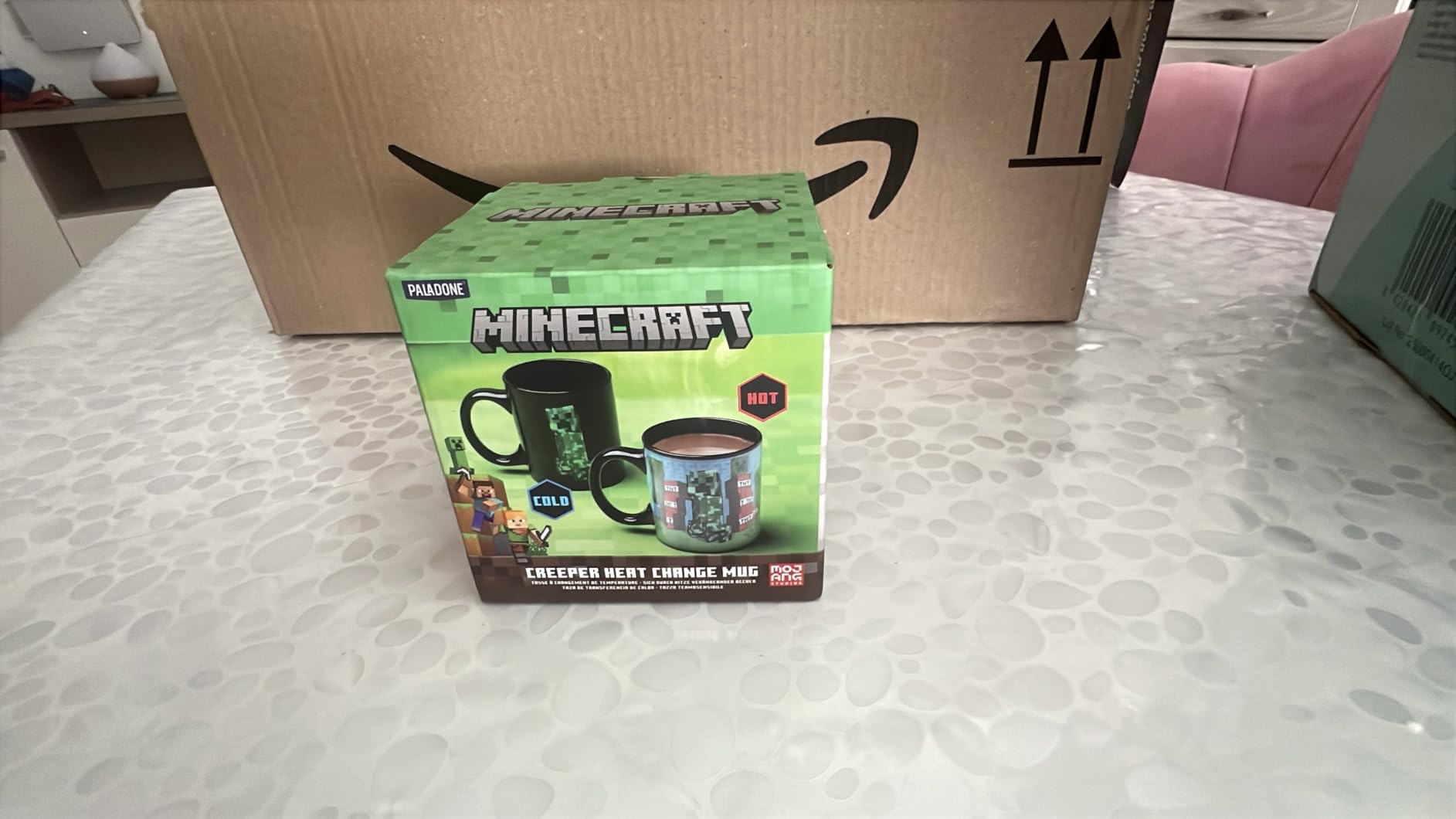 Paladone Minecraft Creeper Thermoeffekt-Tasse 295 ml