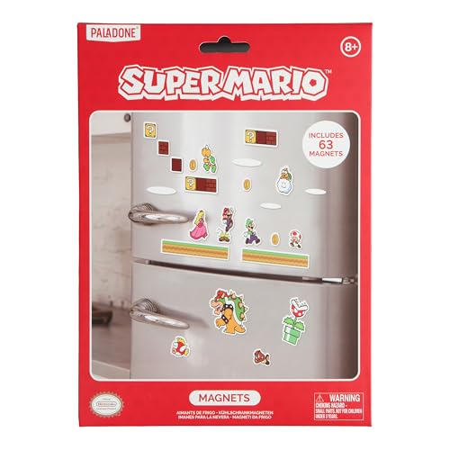 Paladone Homeware Super Mario Kühlschrankmagneten 63er Set