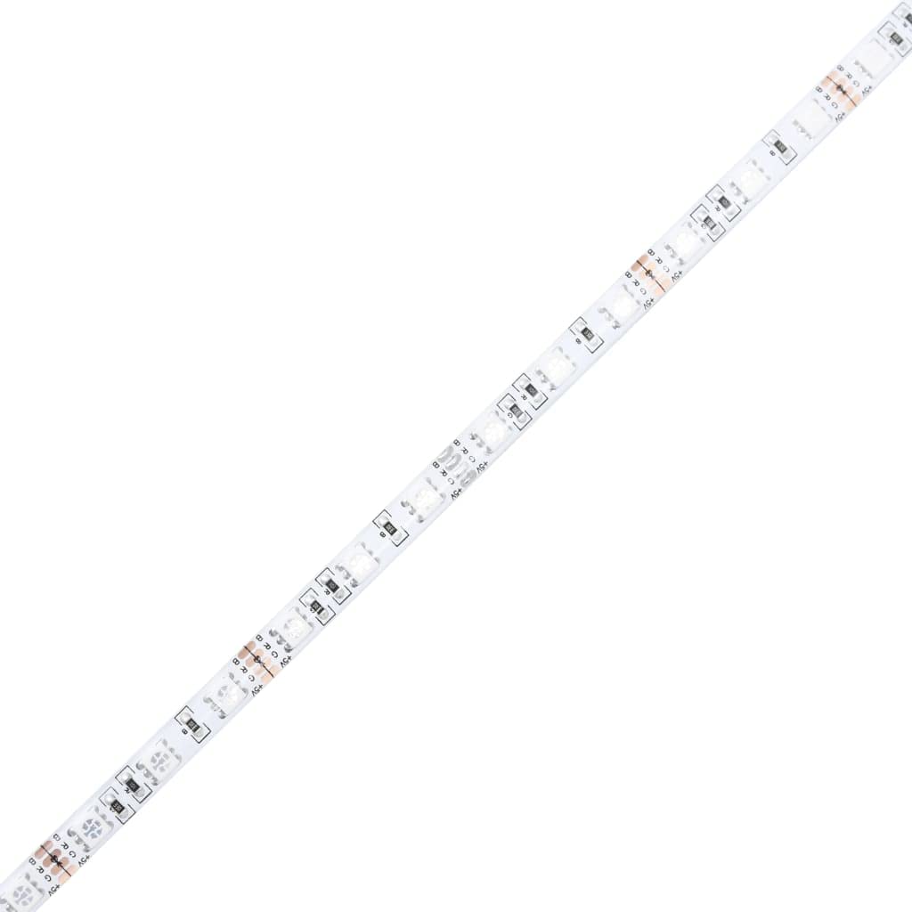 vidaXL Möbel LED-Kopfteil 200x17x102 cm Grau Sonoma Ablage
