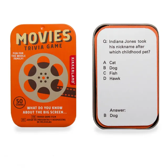 Kikkerland Movies Trivia Quizspiel Filme 50 Fragen