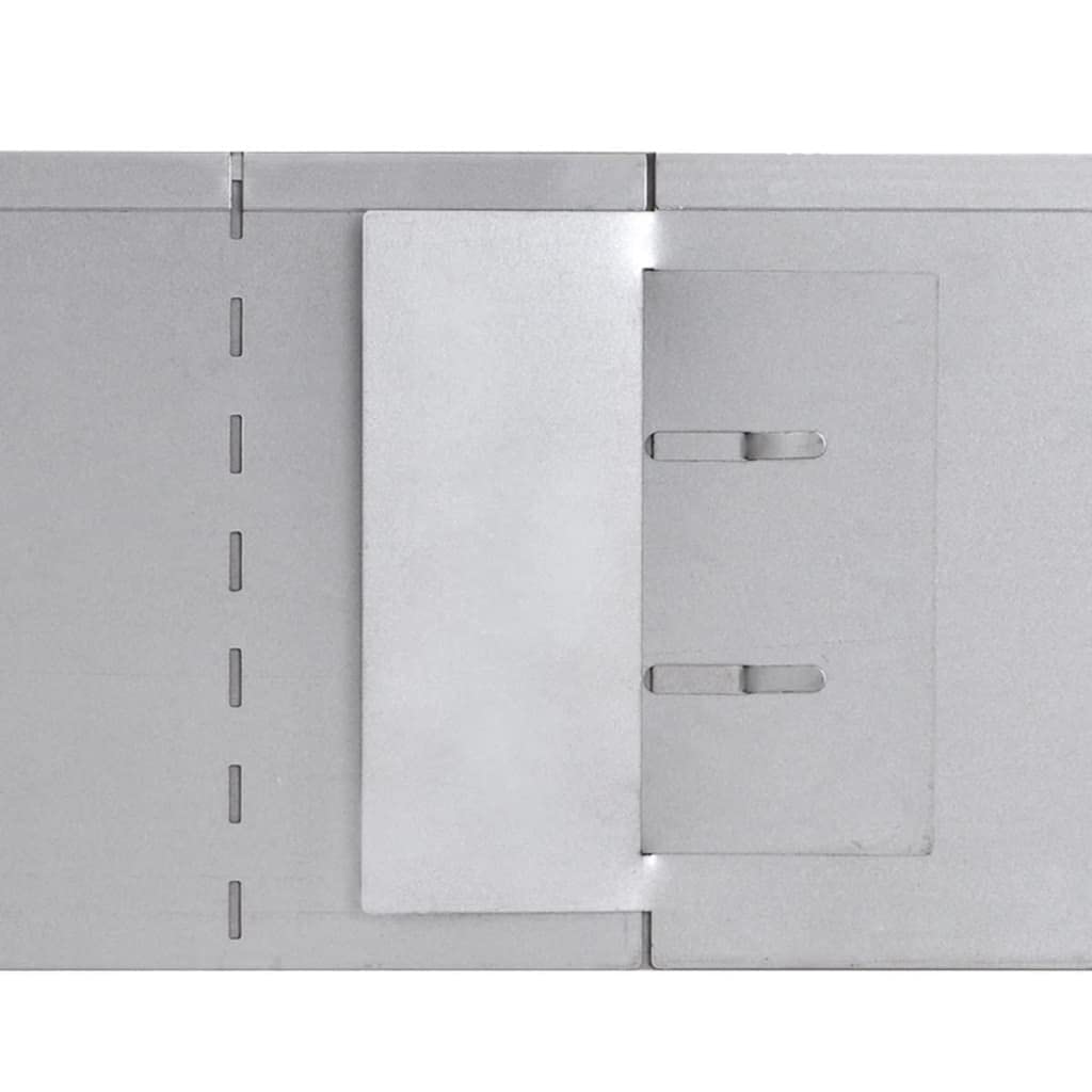 vidaXL Rasenkante Verzinkt Beetumrandung 100x20cm 15 Stk Stahl