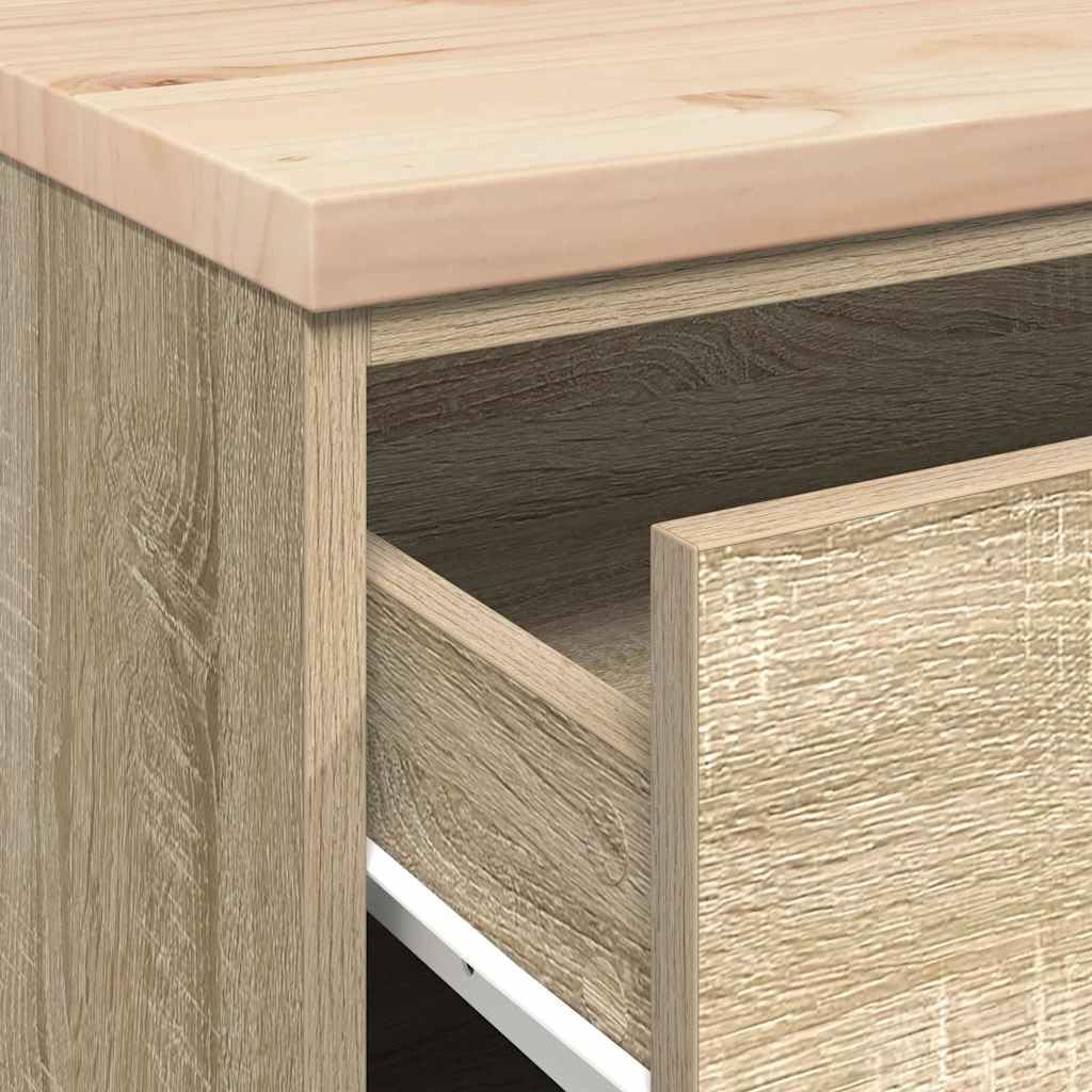 vidaXL Garagen-Aufbewahrungsschrank Sonoma Werkzeugschrank Holz