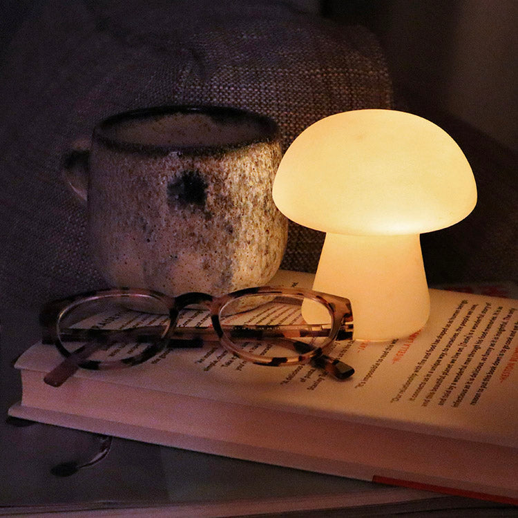 Kikkerland Pilzleuchte Medium Porzellan warmweiß