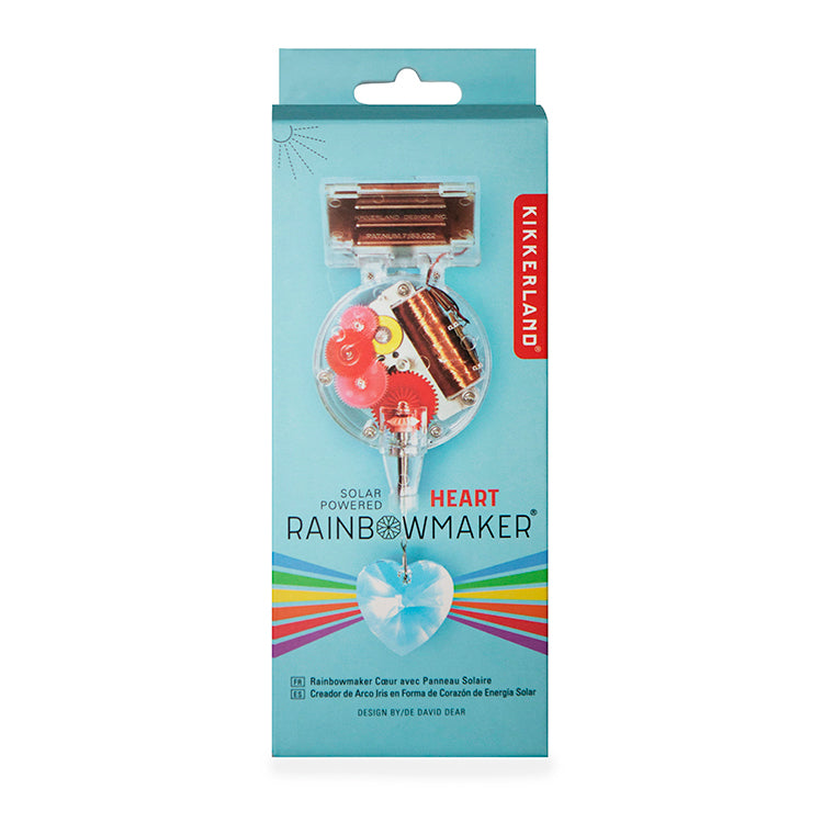 Kikkerland Home RainbowMaker Herz Solar Kristall Sonnenfänger