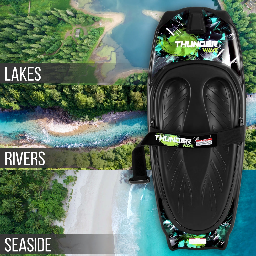 SereneLife Thunder Wave Kneeboard Knieboard Single 127 cm