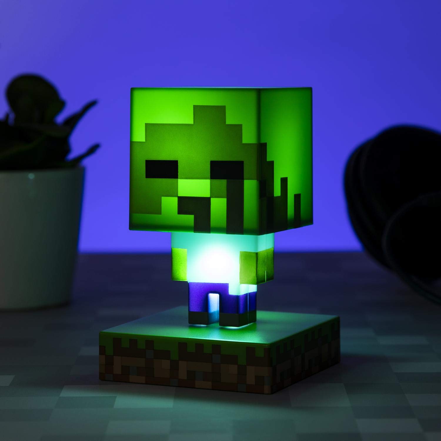 Paladone Minecraft Zombie Nachtlicht Batterie 10cm