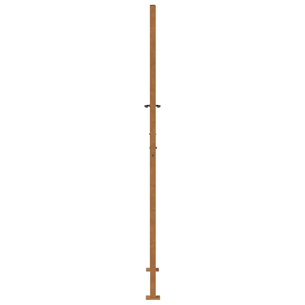 vidaXL Heim & Garten Gartentor 100x200 cm Cortenstahl