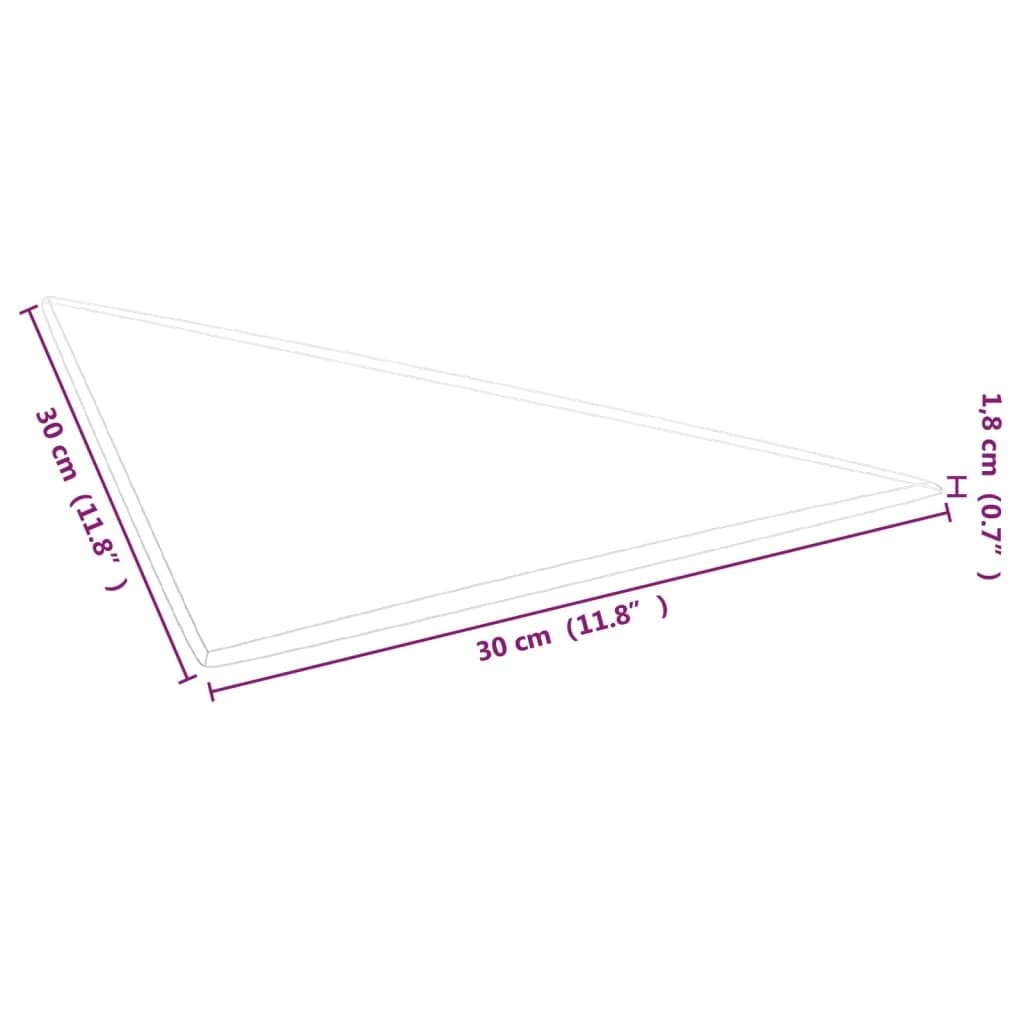 vidaXL Wandpaneele Rosa 12x 30x30cm Samt Schallschutz