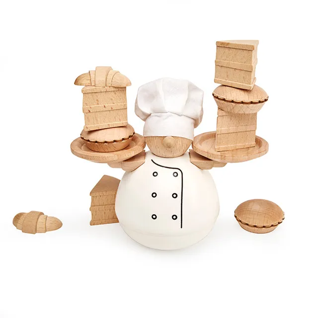KIKKERLAND Home Balance the Baker Stapelspiel Geschicklichkeit