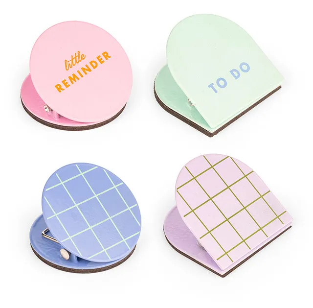Kikkerland Inkerie Magnetclips 4er-Set Notizhalter