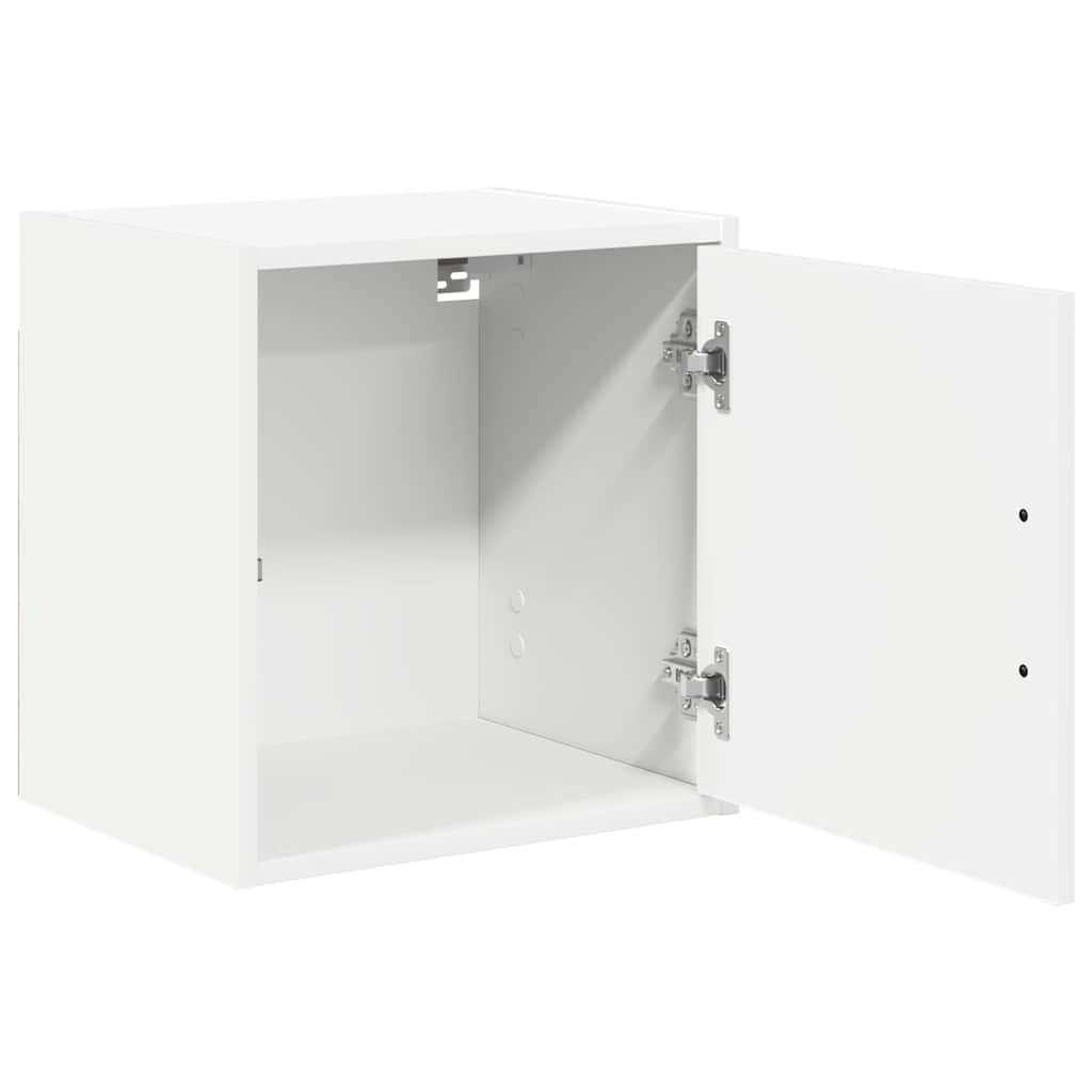 vidaXL Heim & Garten Wandschrank Weiß 2 Stk. Holzwerkstoff