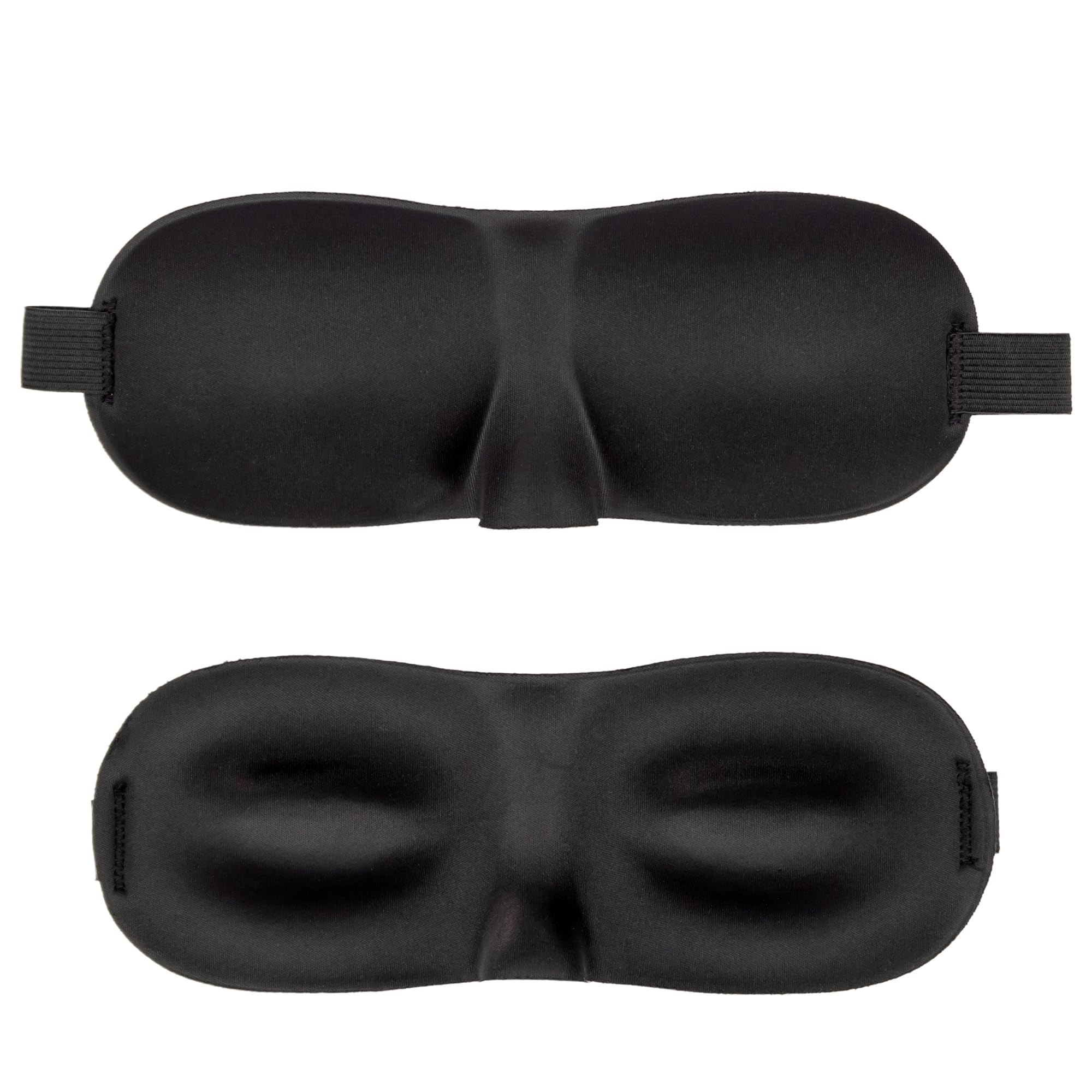 Intirilife Augenmaske Schwarz 26x9x2 cm Schlafmaske ergonomisch