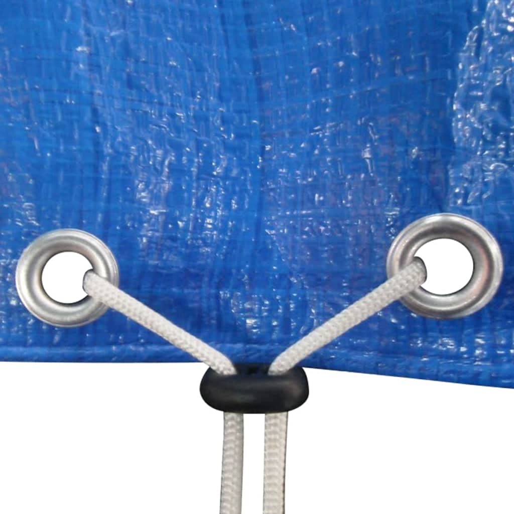 vidaXL Trampolinabdeckung 360-367 cm PE 90 g/m²