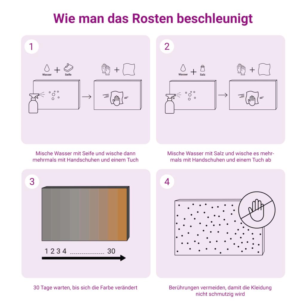 vidaXL Garten-Wanddeko 55x55cm Cortenstahl Sonne-Design Rost