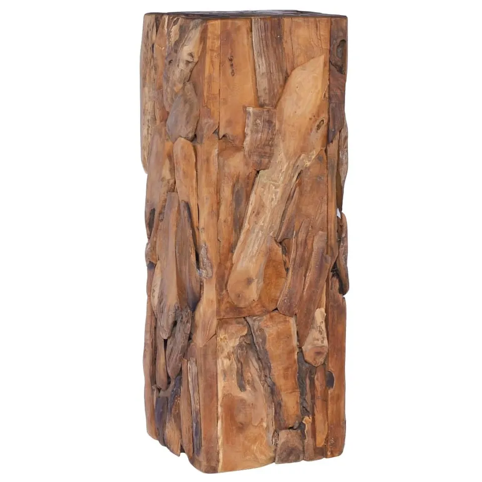 vidaXL Möbel Beistelltisch Teak Massiv 30x30x80 cm