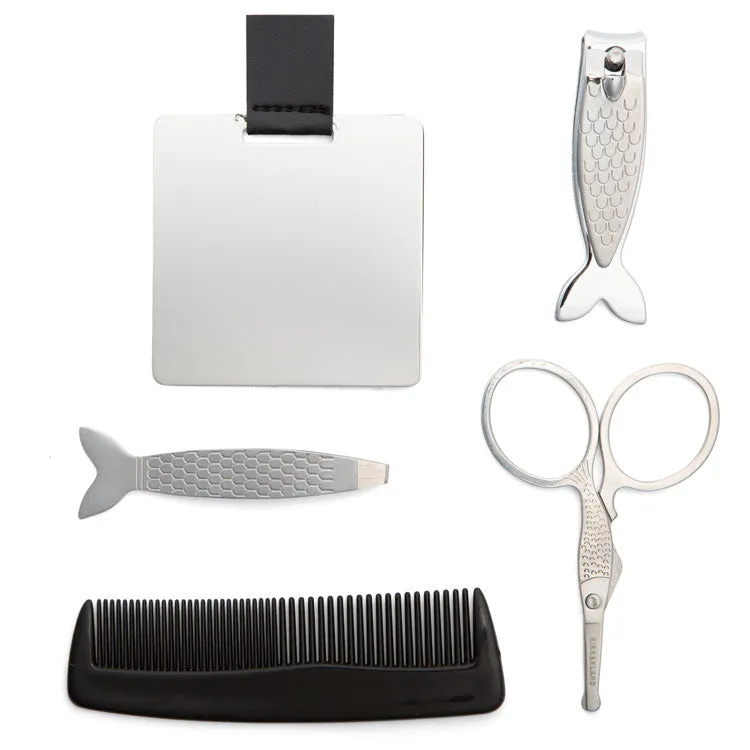 Kikkerland Tools & Wellness Fisherman Pflegeset 5-teilig Dose