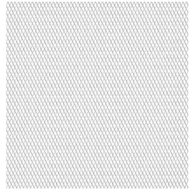 vidaXL Streckmetall Gittermatte Edelstahl 100x85 cm 45x20x4 mm