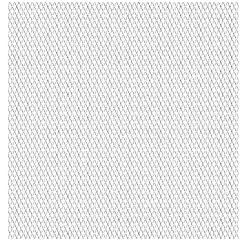 vidaXL Streckmetall Gittermatte Edelstahl 100x85 cm 45x20x4 mm