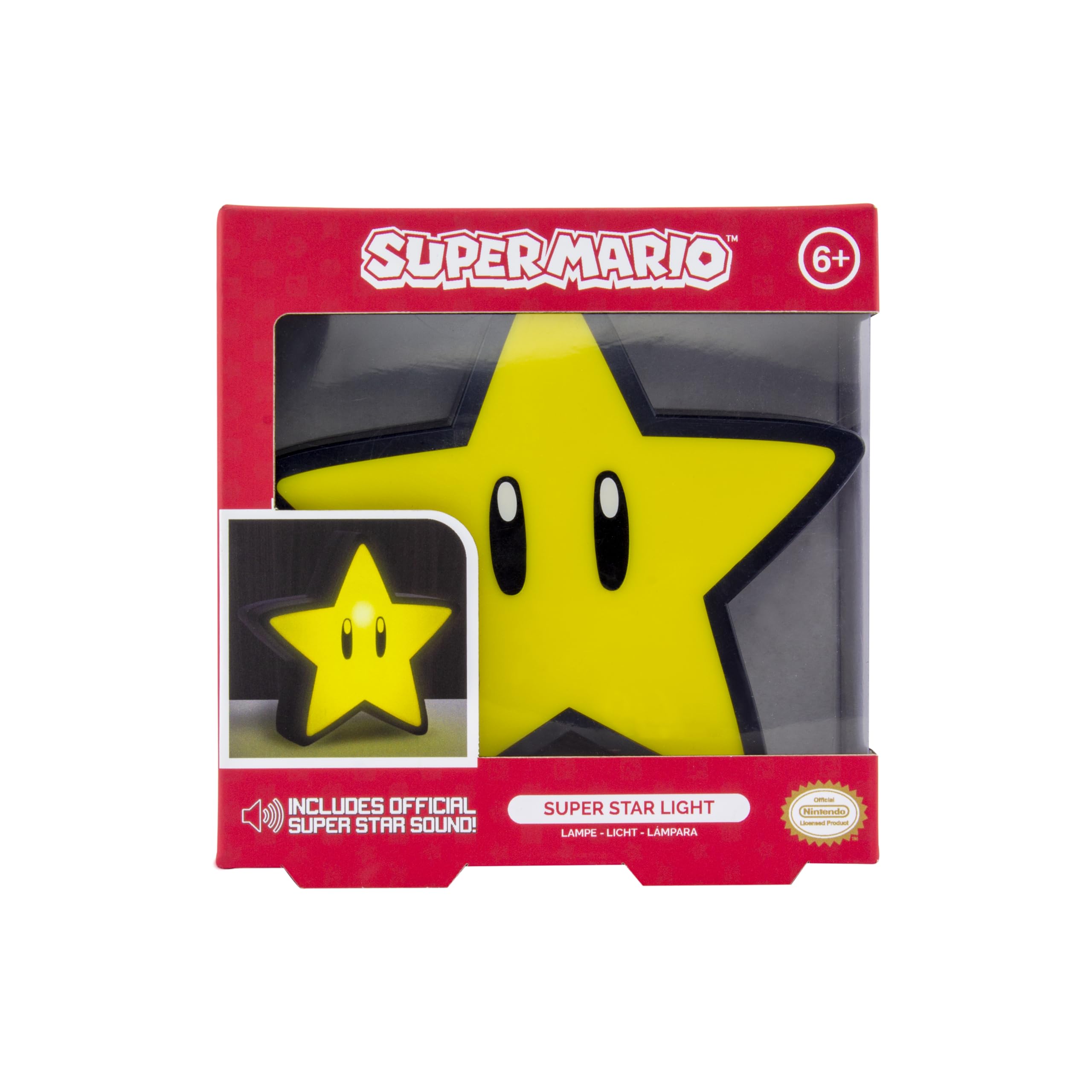 Paladone Super Mario Super Stern Lampe Sound Nintendo