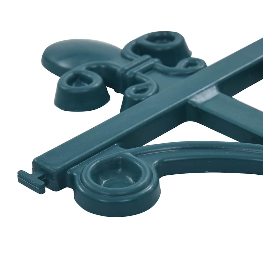 vidaXL Heim & Garten Rasenkante Grün 10m PP 16-tlg