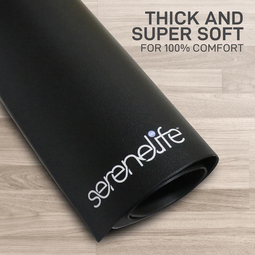 SereneLife Fitnessmatte PVC Bikematte rutschfest 76x152cm 6mm