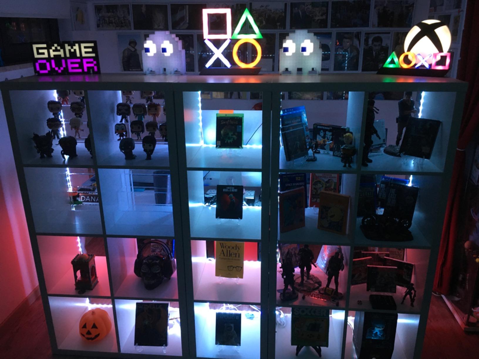Paladone Lighting Pac-Man Geisterlampe LED Farbwechsel USB