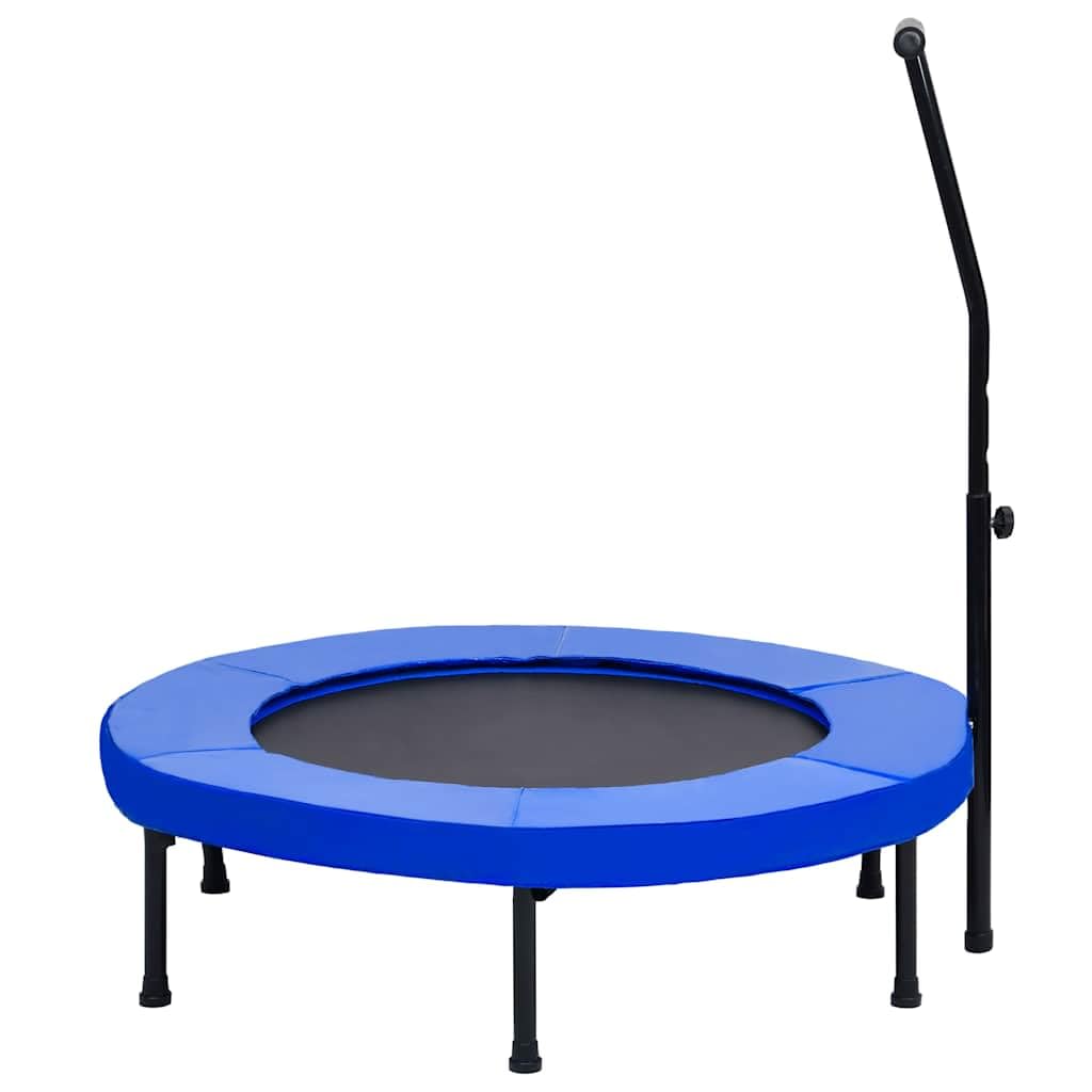 vidaXL Fitness Trampolin 102 cm mit Griff Minitrampolin Bungee