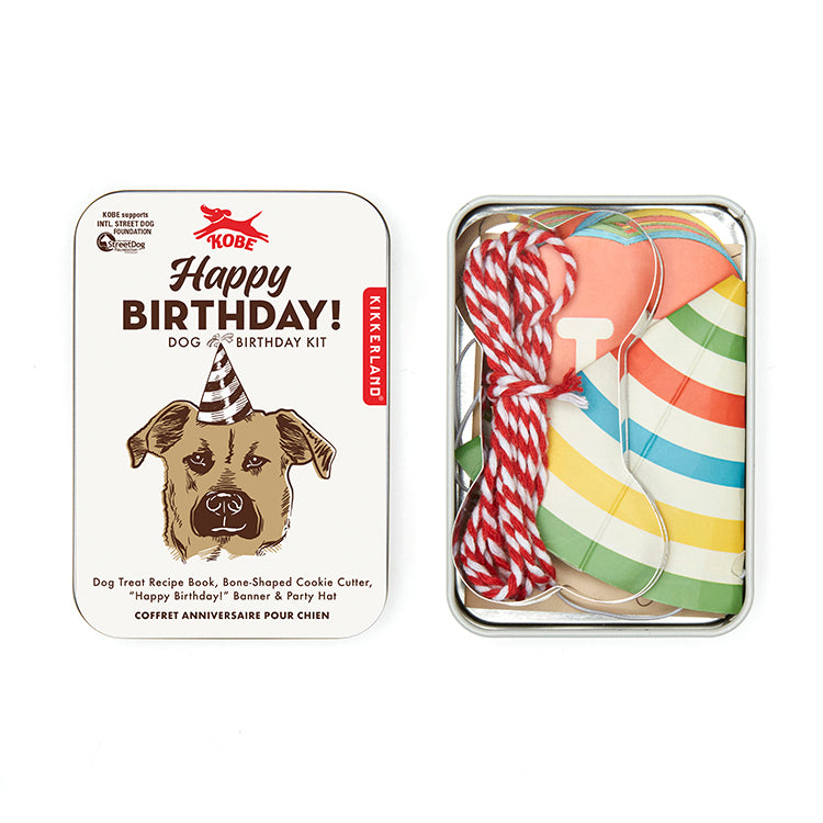 Kikkerland Home Kobe Dog Birthday Kit Hundegeburtstag