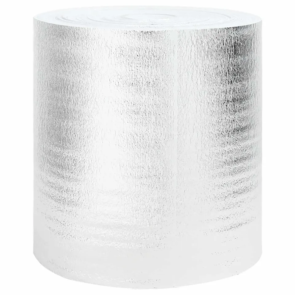 vidaXL Heizkörper-Reflektorfolie Silber 5 x 0,5 m Alu