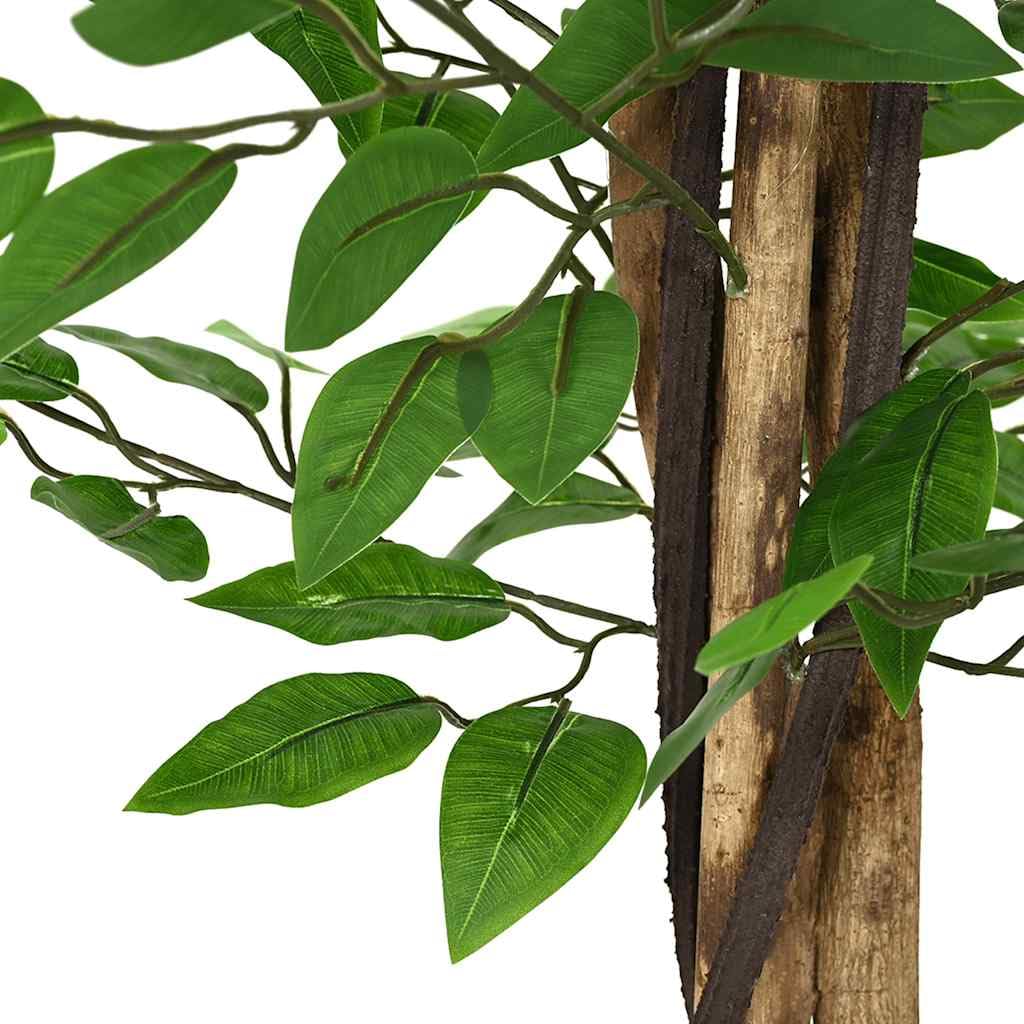 vidaXL Ficusbaum Künstlich 120 cm Grün 788 Blätter Topf