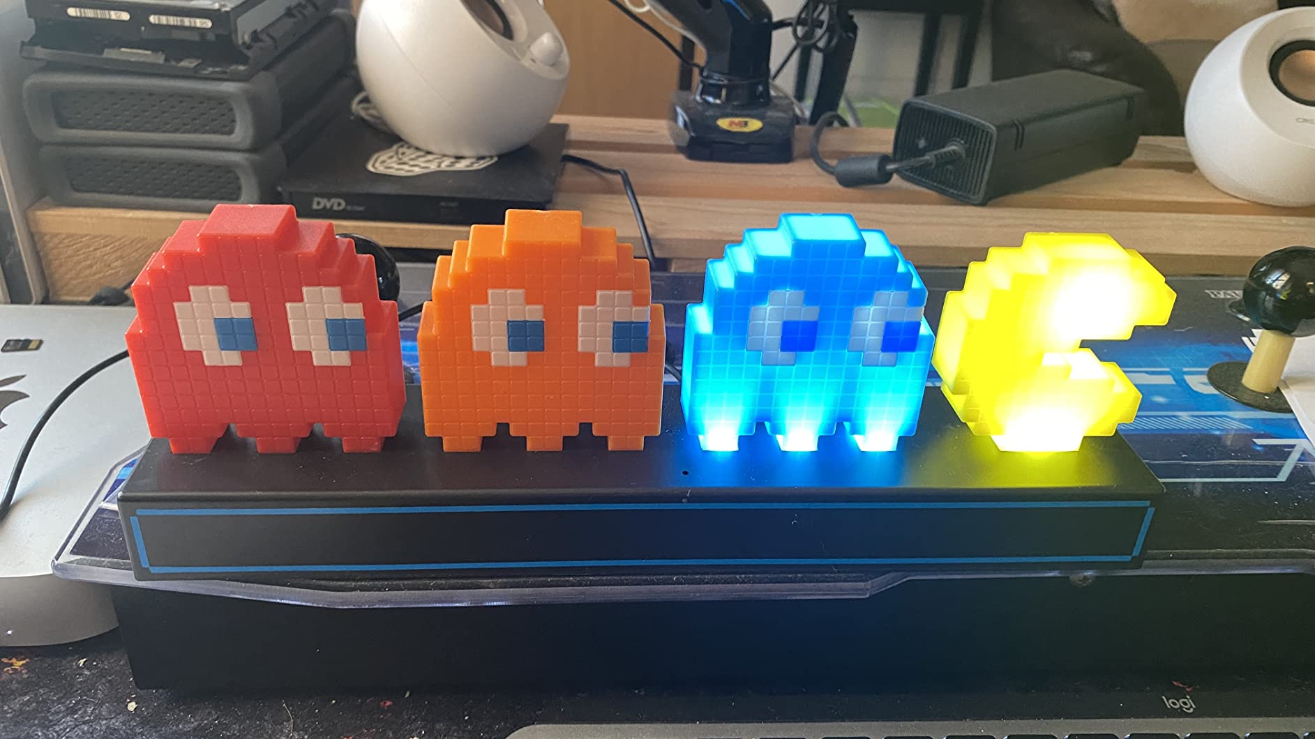Paladone Pac Man Geister Schreibtischlicht LED 30 cm 3 Modi