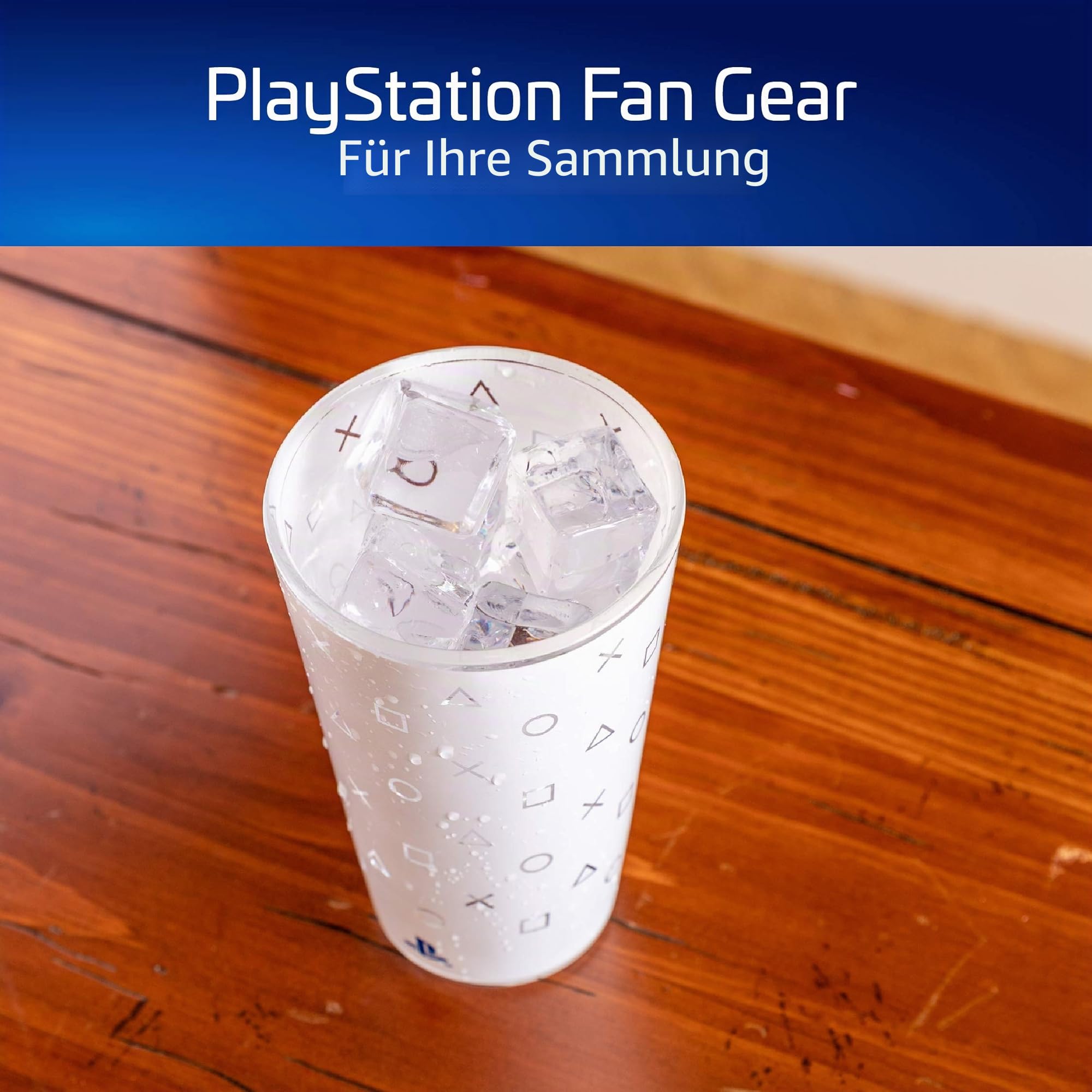 Paladone Drinkware PlayStation Tumbler 400 ml Weiß Symbole